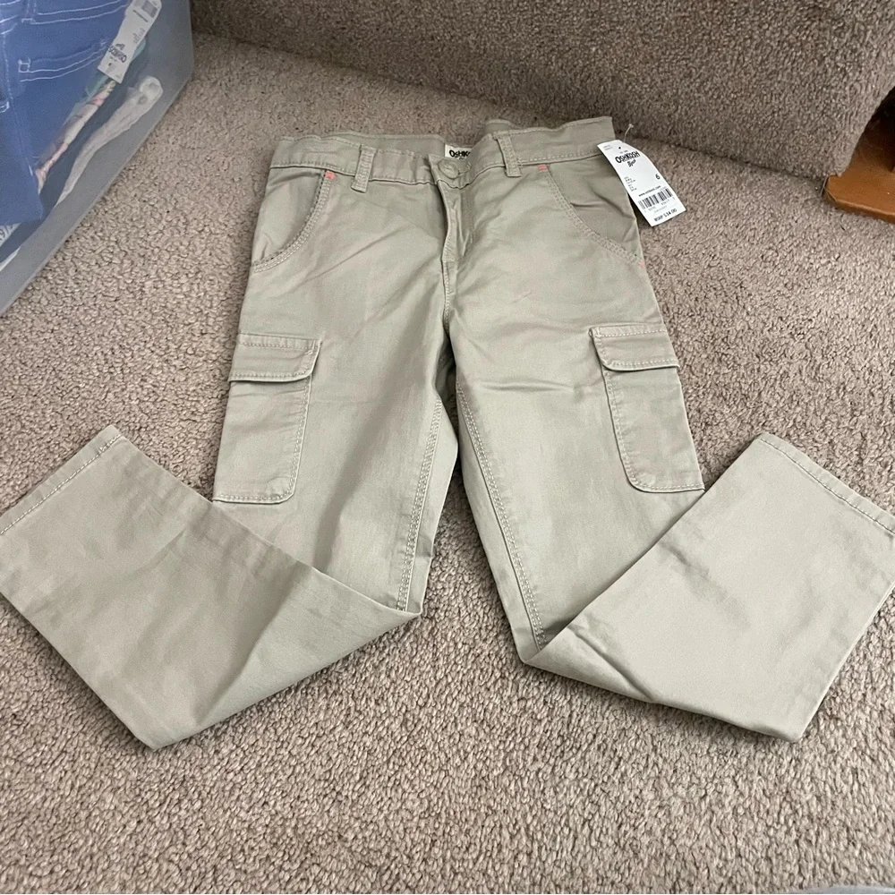 OshKosh B'gosh Kids Tan Cargo Pants